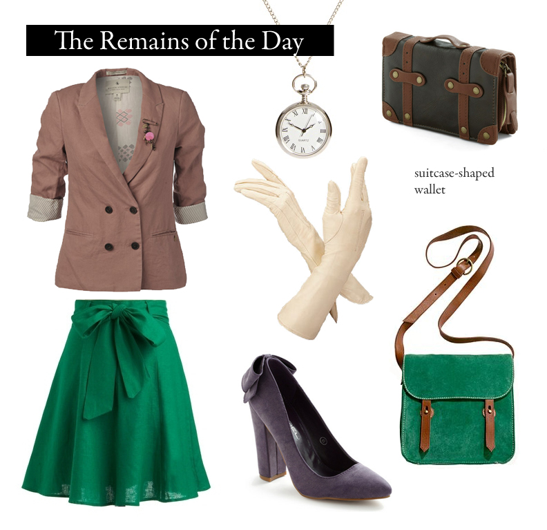 Outfit inspired by Kazuo Ishiguro's The Remains of the Day.
“What is pertinent is the calmness of that beauty, its sense of restraint.”
Jacket, Rose Double Breasted Boyfriend Blazer | £114 by Maison Scotch
Musée Rodin Skirt| $34.99 by ModCloth
Mini...